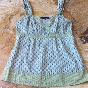 Boden 100% cotton fitted Camisole/side zipper